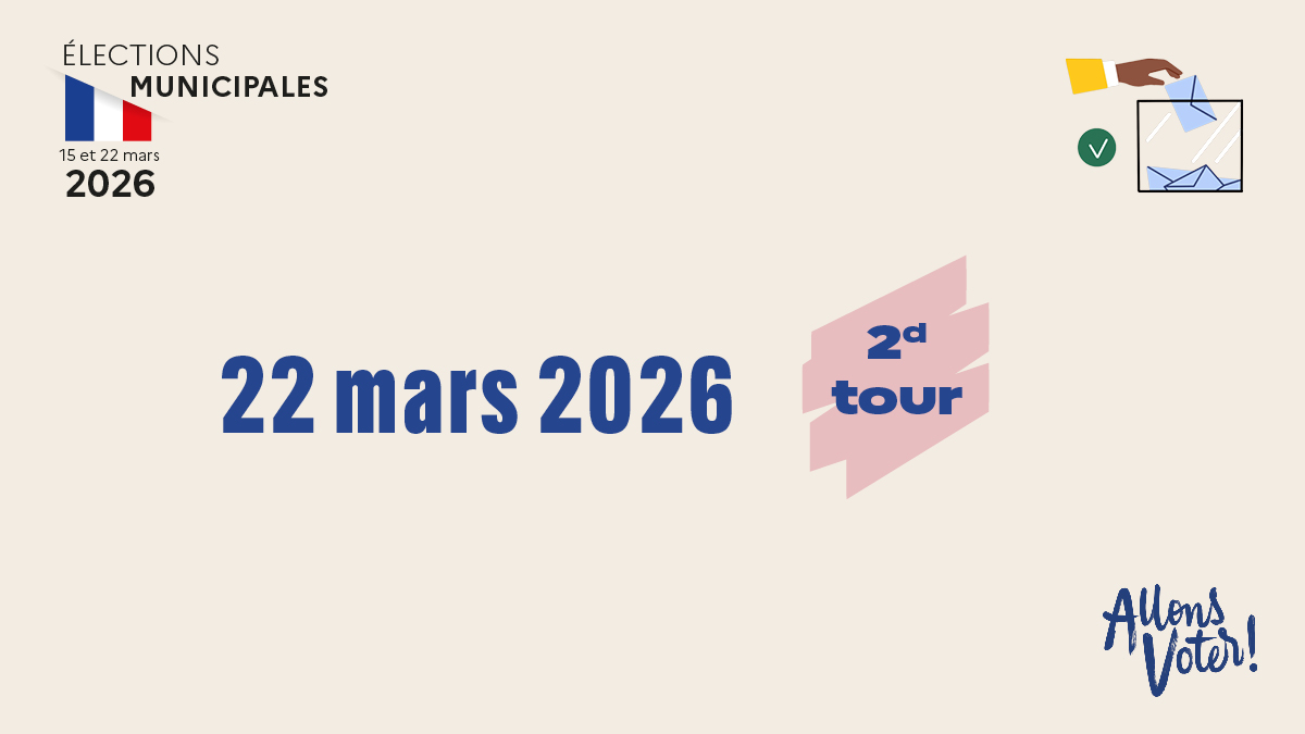 Date du 2nd tour pour élections municipales 2026